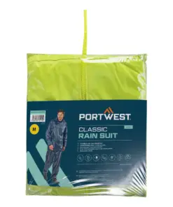 Portwest L440 Essentials Rainsuit (2 Piece Suit) in Yellow