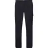 Portwest L712 Stretch Lightweight Cuffed Trousers in Black