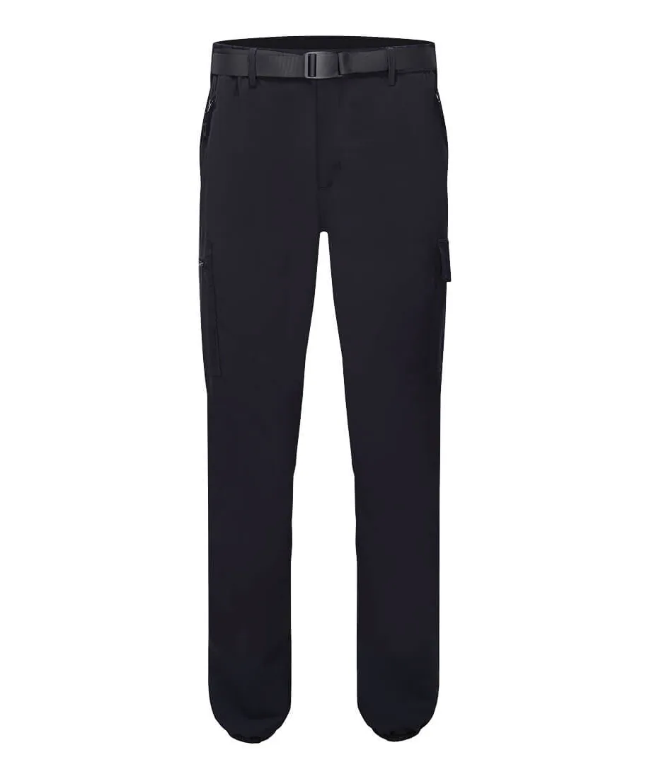 Portwest L712 Stretch Lightweight Cuffed Trousers in Black