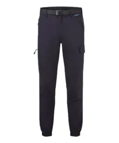 Portwest L712 Stretch Lightweight Cuffed Trousers in Navy