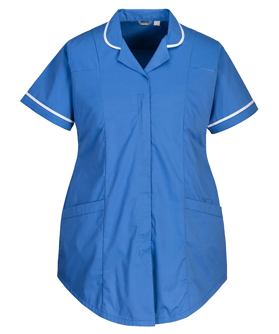 Portwest LW18 Stretch Maternity Tunic in Hamilton Blue