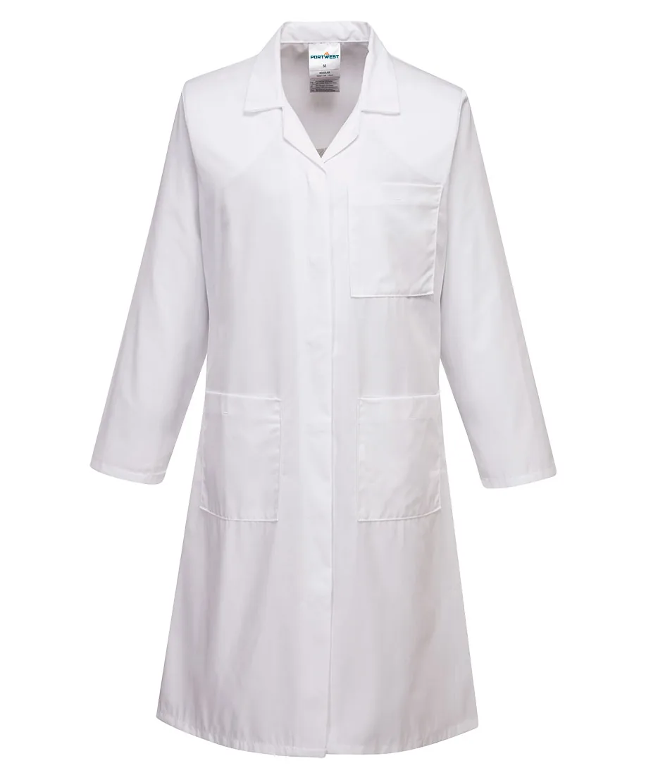 Portwest LW63 Women's Standard Coat in White