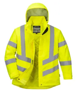 Portwest LW74 Hi-Vis Women's Winter Jacket in Yellow