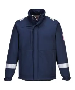 Portwest MV73 Modaflame Softshell FR Jacket in Navy