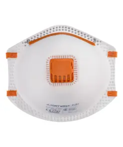Portwest P101 FFP1 Valved Respirator 10-Pack in White