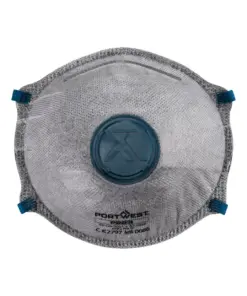 Portwest P223 FFP2 Carbon Valved Dolomite Respirator 10-Pack in White