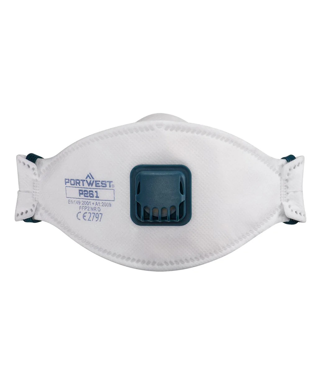 Portwest P261 Trifold Valved Dolomite FFP2 Respirator 10-Pack in White