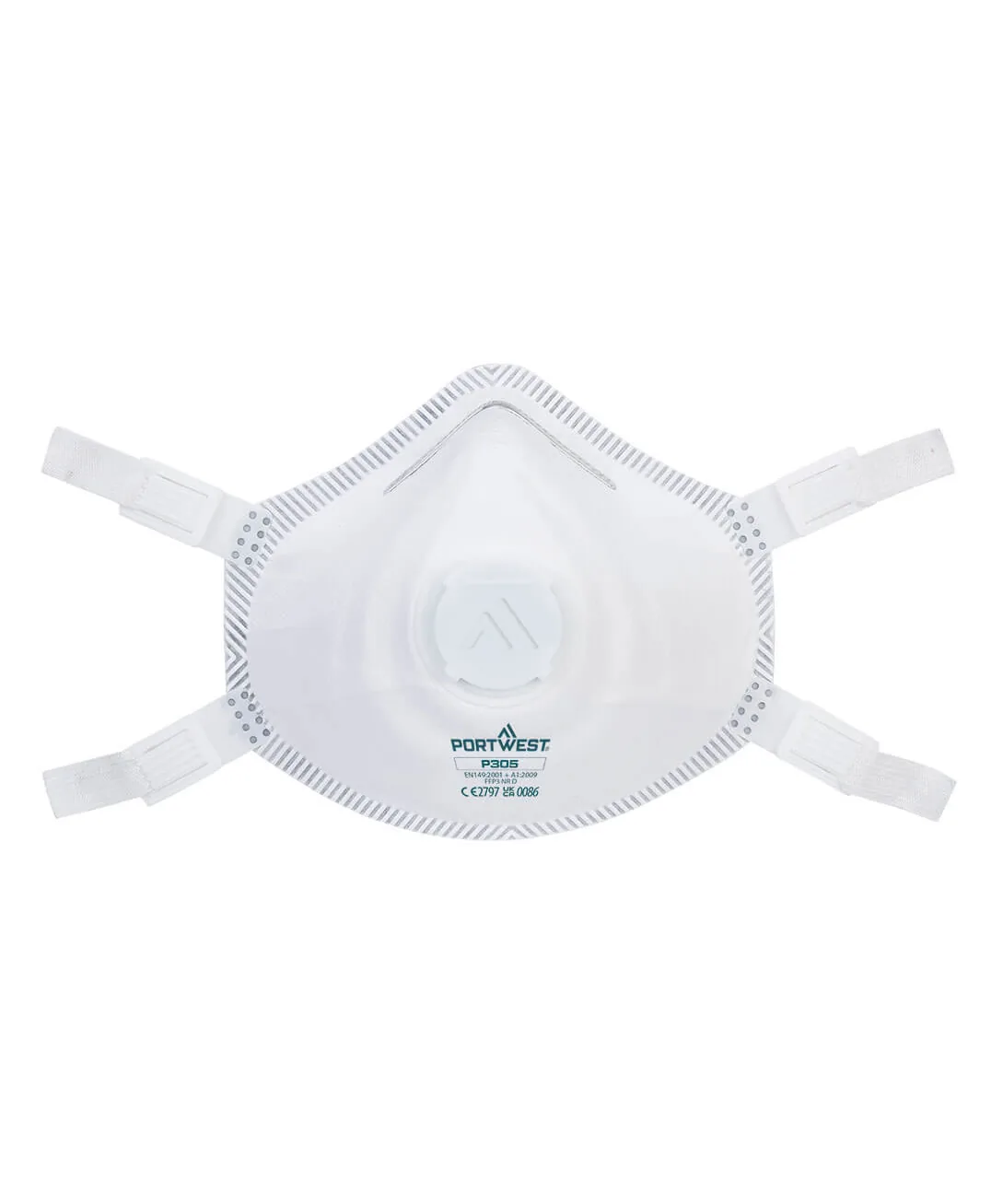 Portwest P305 FFP3 Premium Dolomite Respirator 5-Pack in White
