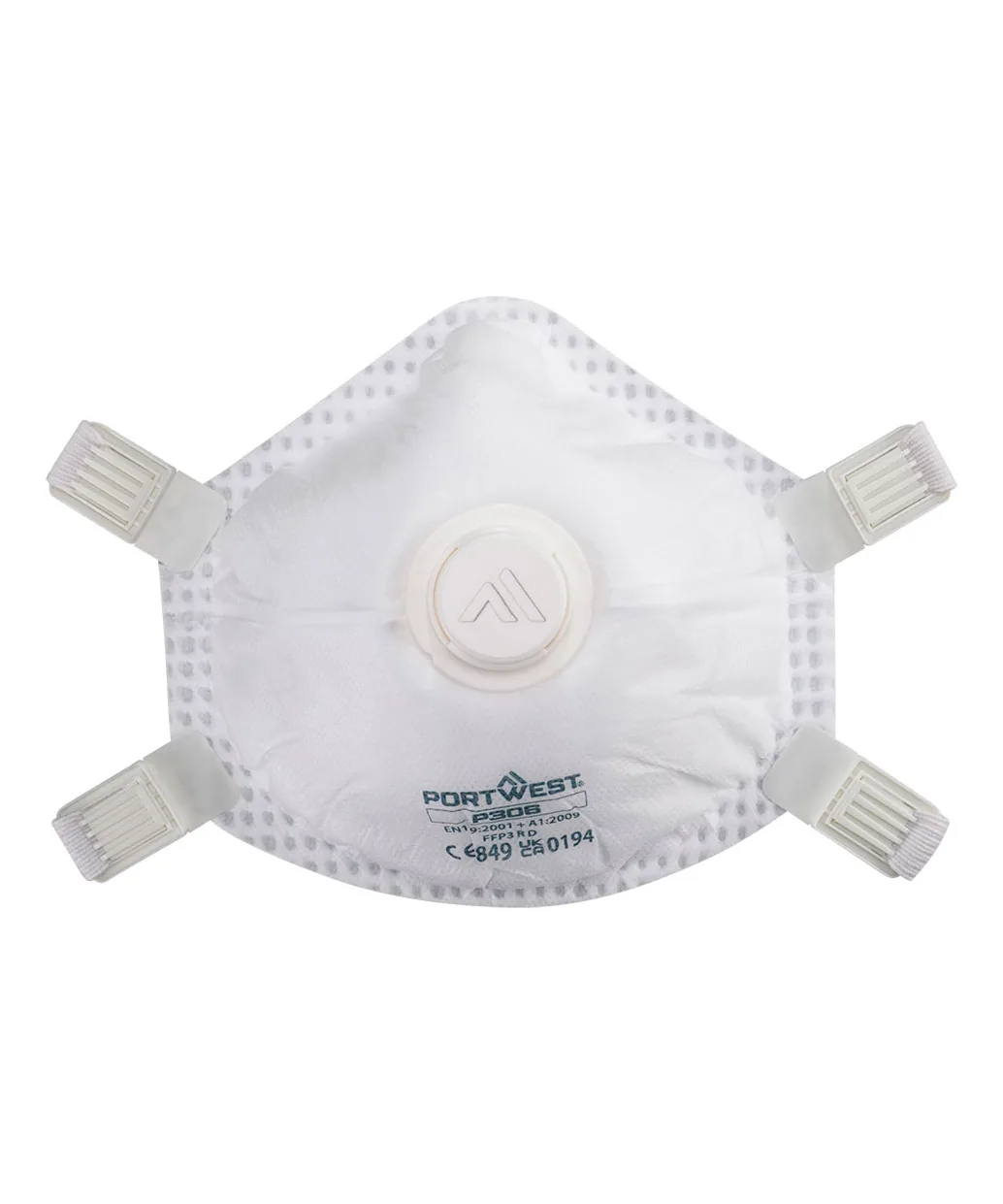 Portwest P306 FFP3 Ultimate Valved Reusable Respirator 5-Pack in White