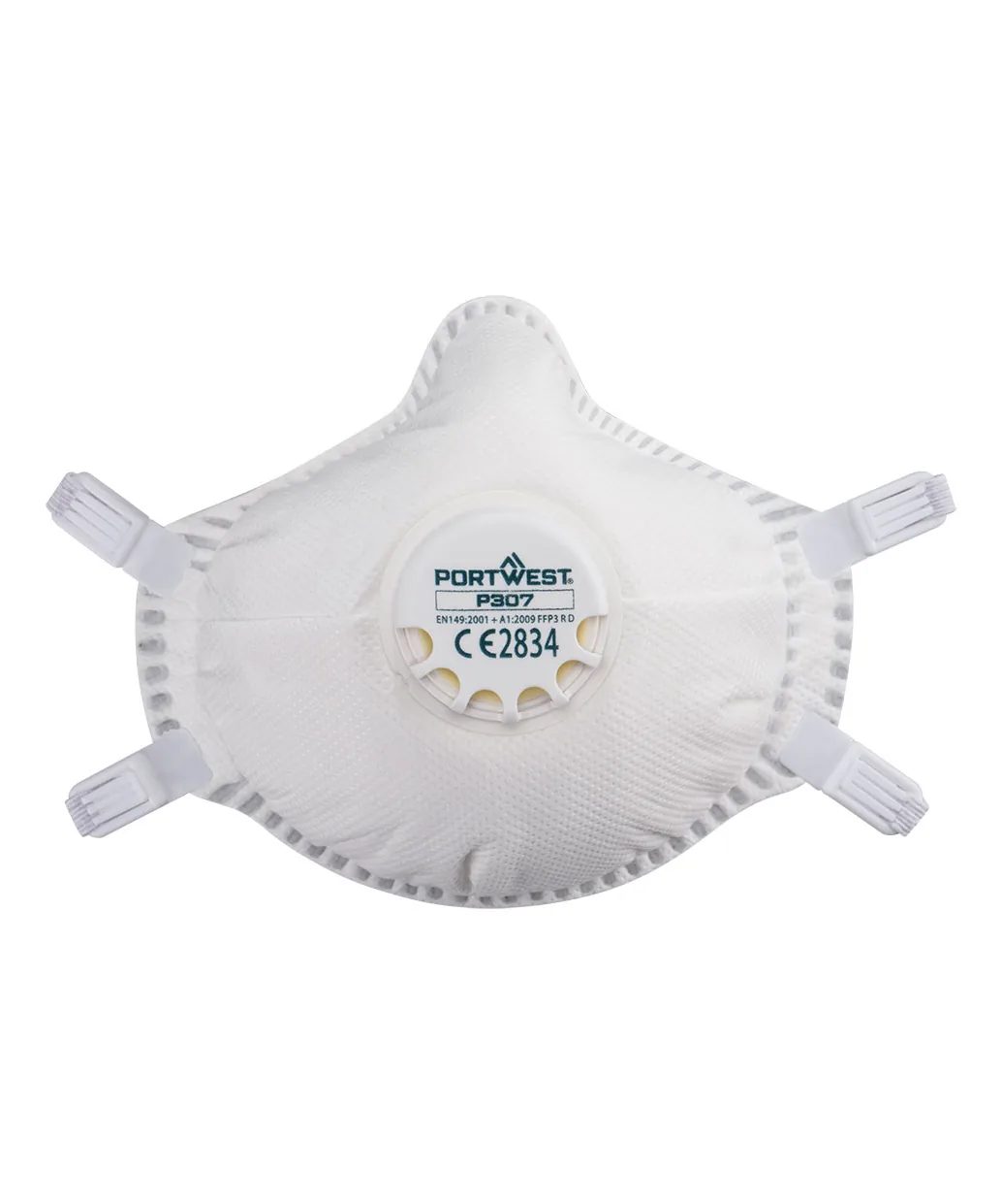 Portwest P307 FFP3 Ultimate Reusable Compact Respirator 5-Pack in White
