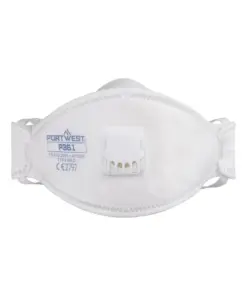 Portwest P361 Trifold Valved Dolomite FFP3 Respirator 10-Pack in White