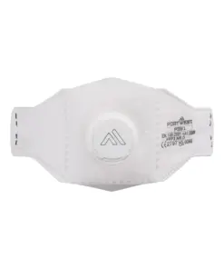 Portwest P391 EAGLE FFP3 Valved Dolomite Fold Flat Respirator 10-Pack in White