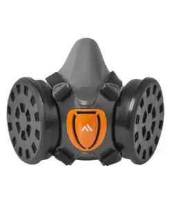 Portwest P422 TPR Half Mask Kit (with P3 filters) in Grey