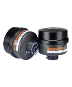 Portwest P956 A2P3 Combination Filter Universal Thread 4-Pack in Black