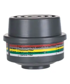Portwest P970 ABEK1P3 Combination Filter Special Thread Connection 4-Pack in Grey