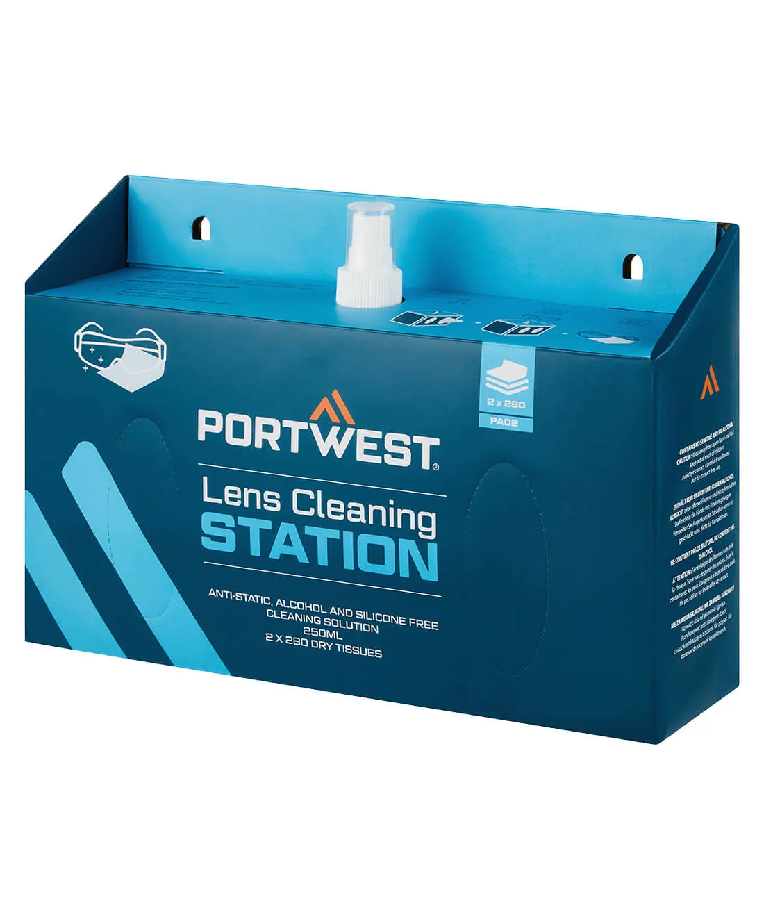 Portwest PA02 Lens Cleaning Station in White