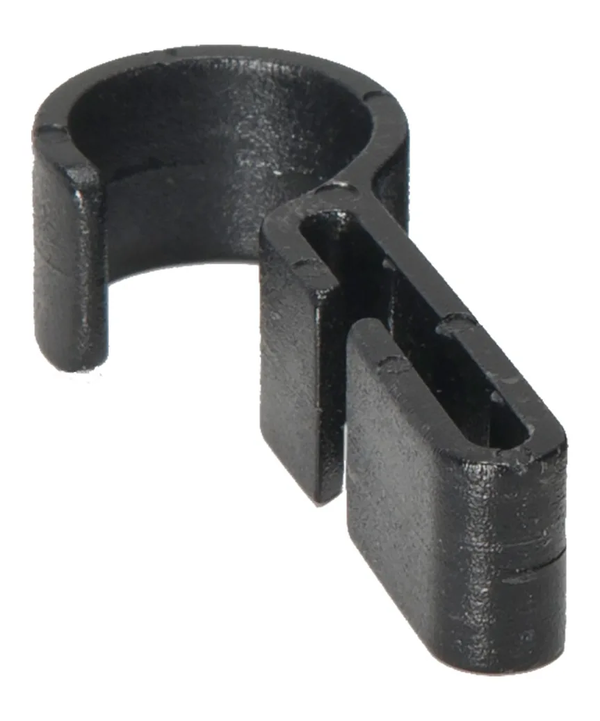 Portwest PA04 Universal Head Light Safety Helmet Clips 100-Pack in Black