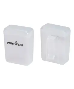 Portwest PA09 Ear Plugs Storage Box 50-Pack in White