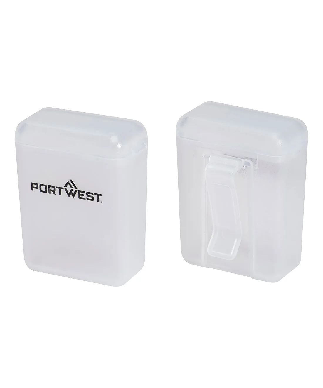 Portwest PA09 Ear Plugs Storage Box 50-Pack in White