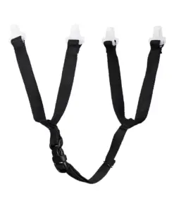 Portwest PA11 Chin Strap 4 Work Safe 5-Pack in Black
