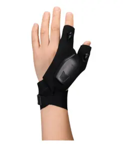 Portwest PA14 Rechargeable LED Light gloves (1 Pair) in Black