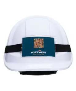 Portwest PA40 Universal Helmet Badge Holder in Black