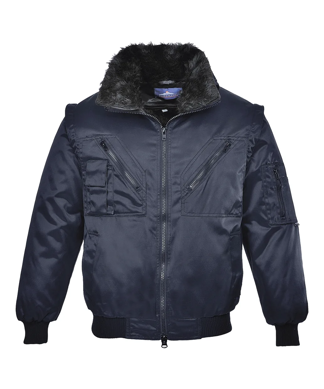 Portwest PJ10 Pilot Jacket in Navy