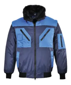 Portwest PJ20 Two Tone Pilot Jacket in Navy