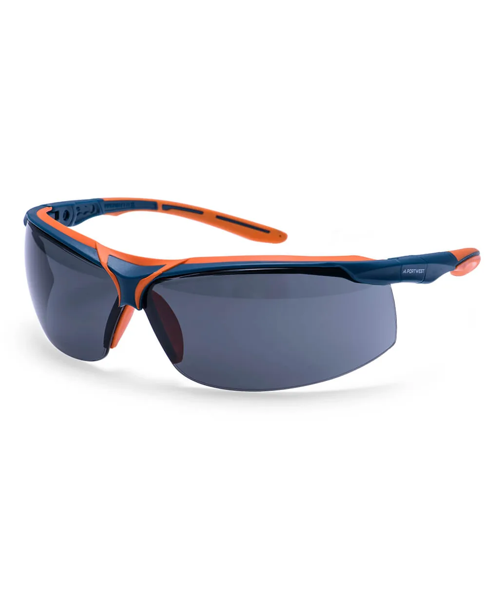 Portwest PS13 Mega KN Safety Glasses in Smoke