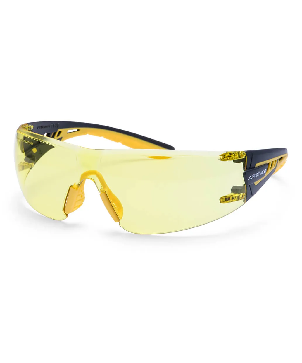 Portwest PS27 Tech Look Lite KN Safety Glasses in Amber