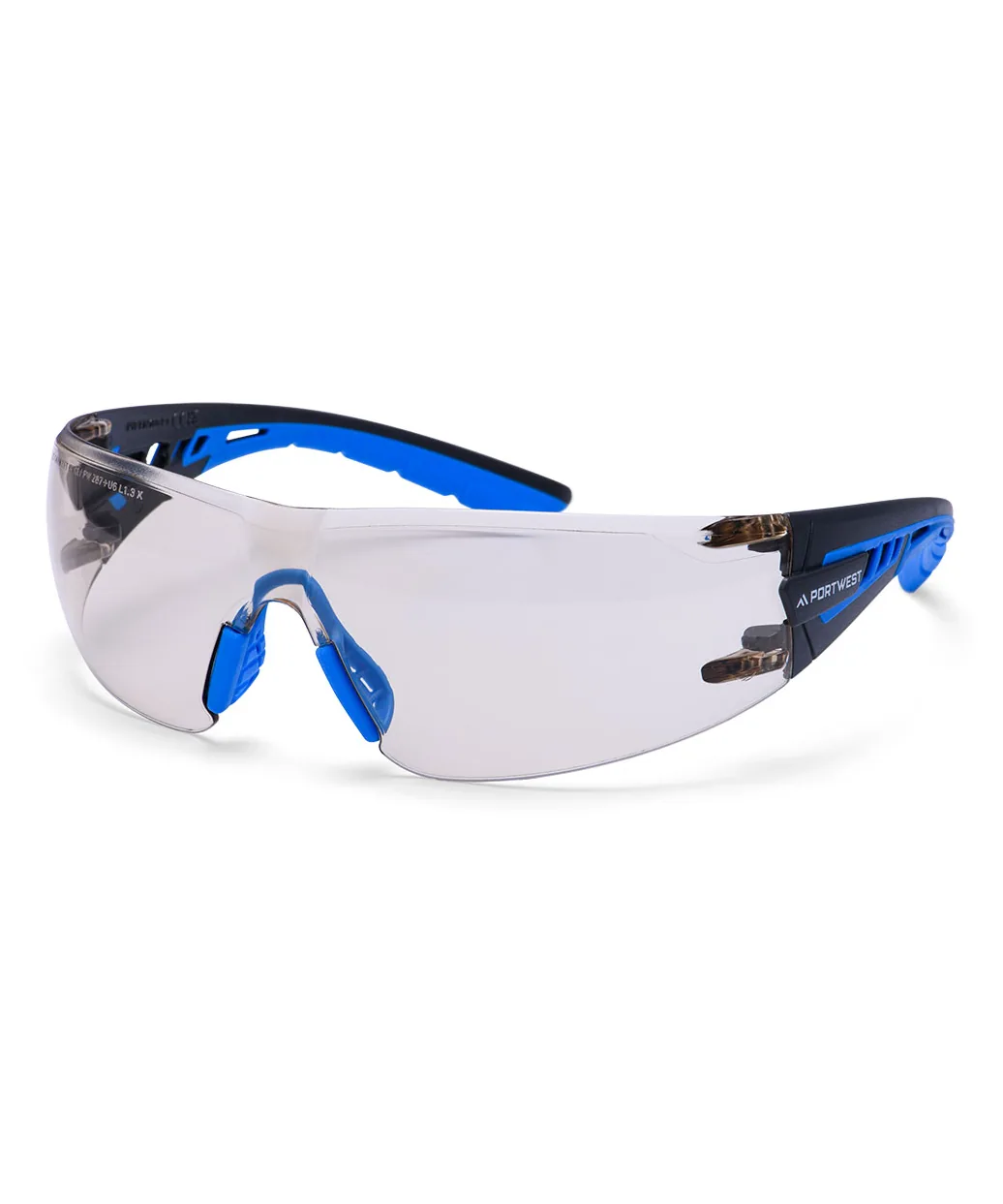 Portwest PS27 Tech Look Lite KN Safety Glasses in Brown