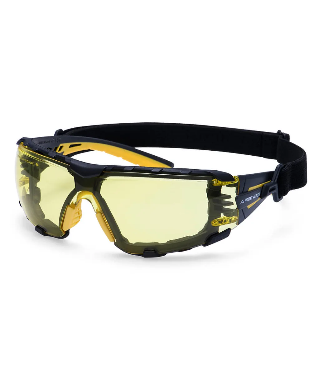 Portwest PS28 Tech Look Pro KN Safety Glasses in Amber