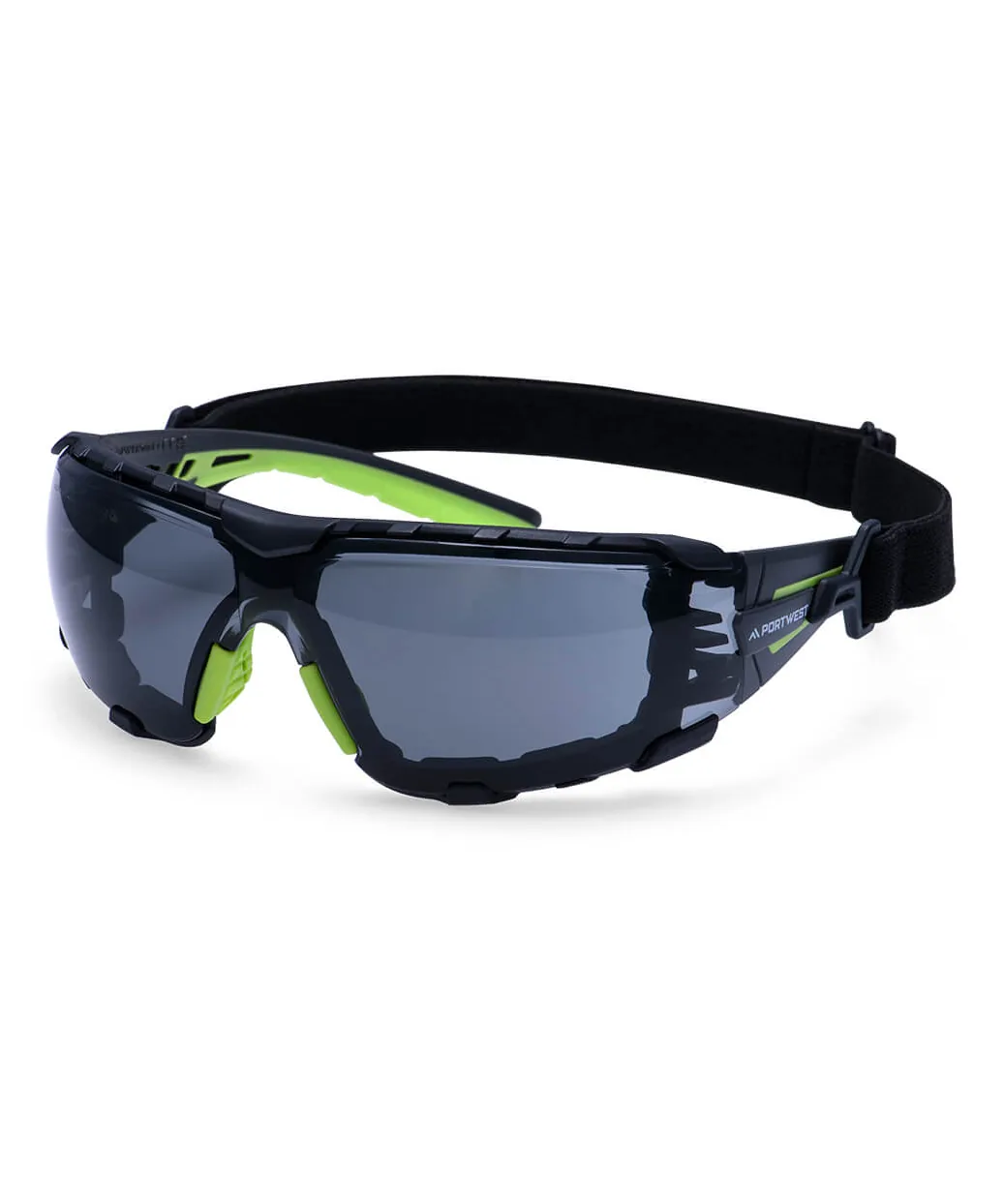 Portwest PS28 Tech Look Pro KN Safety Glasses in Smoke