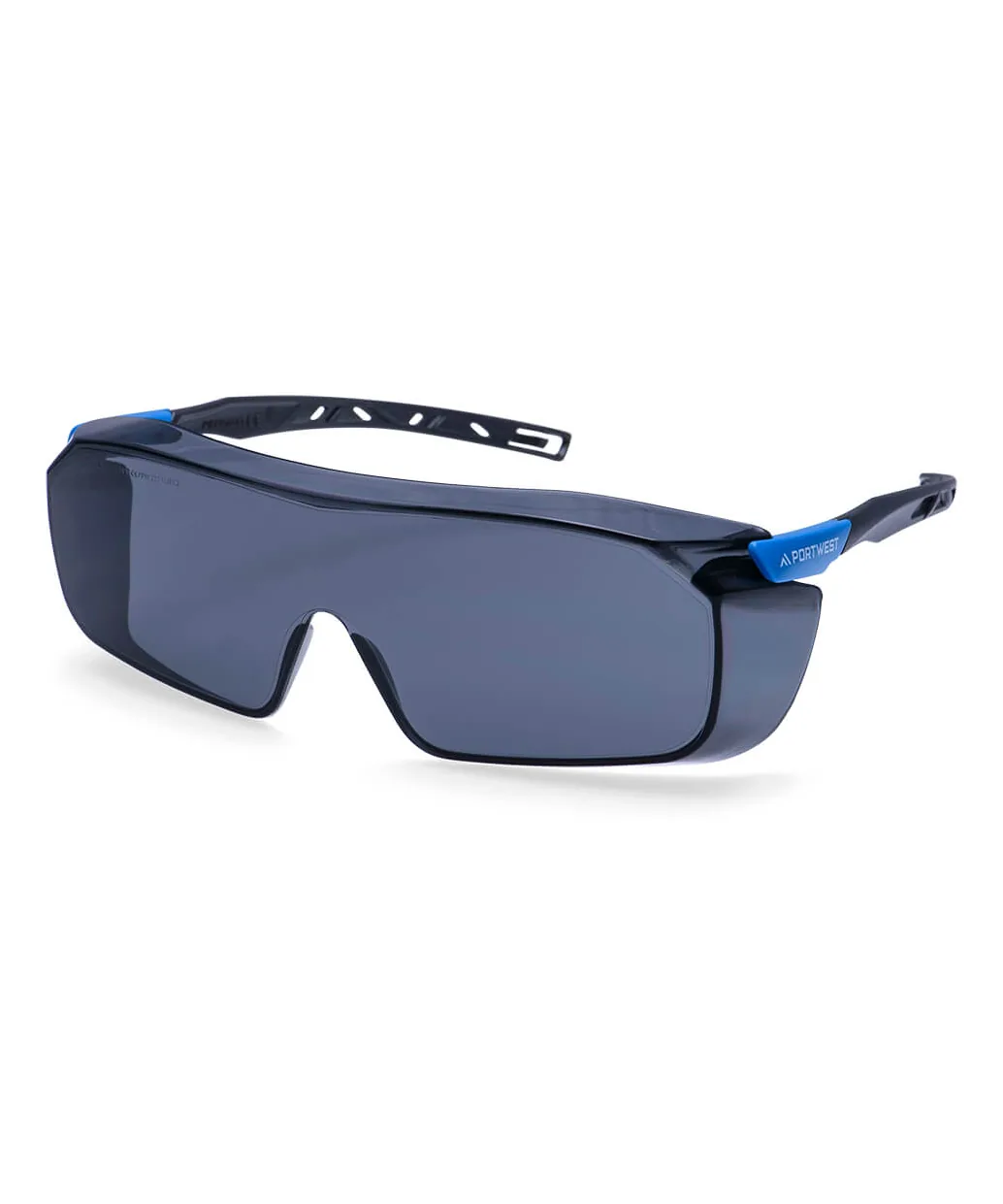Portwest PS31 Top OTG Safety Glasses in Smoke