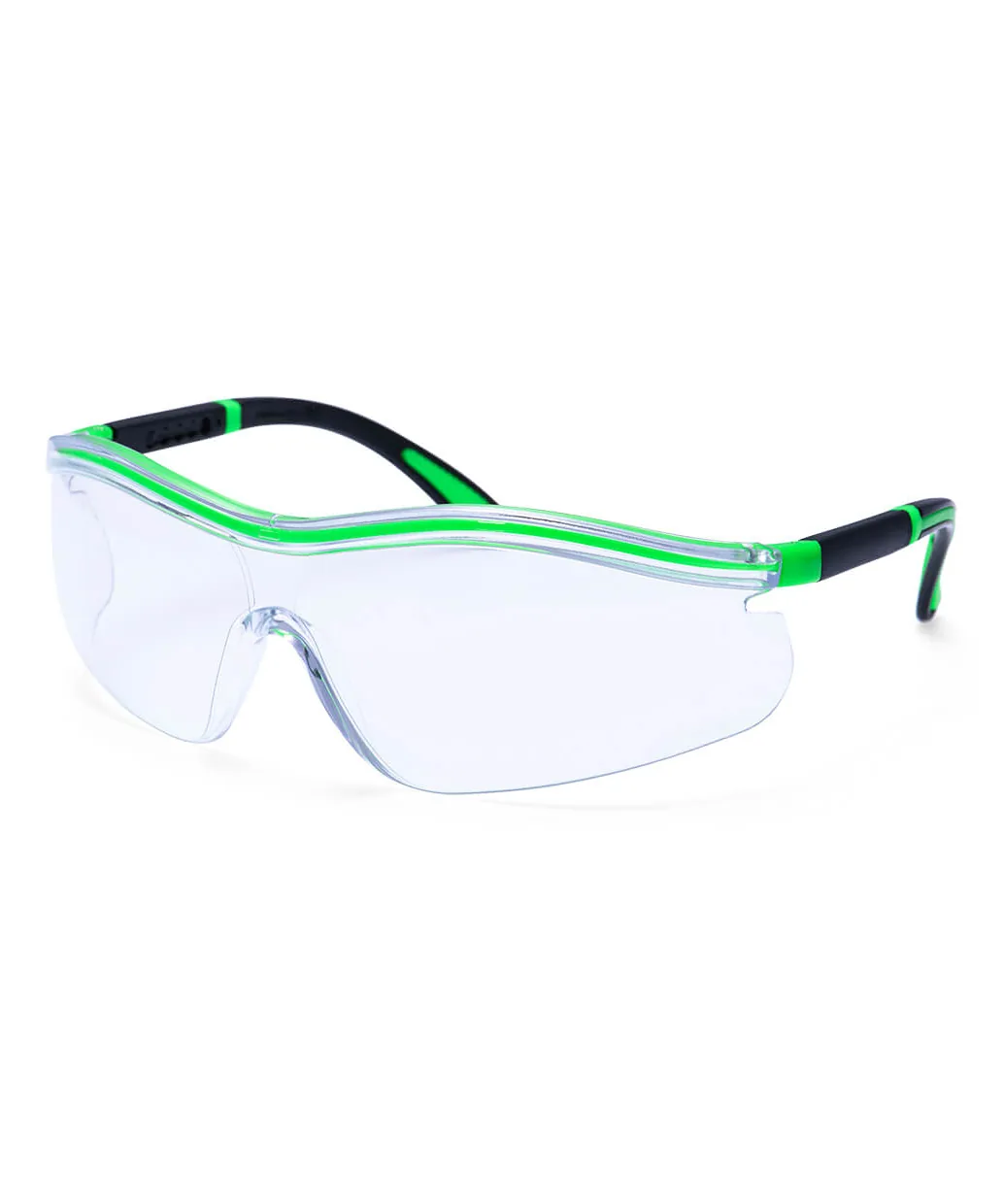 Portwest PS34 Neon Safety Glasses in Clear