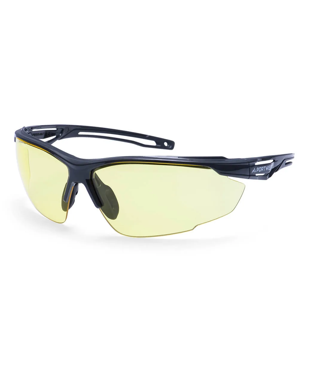 Portwest PS36 Anthracite Safety Glasses in Amber