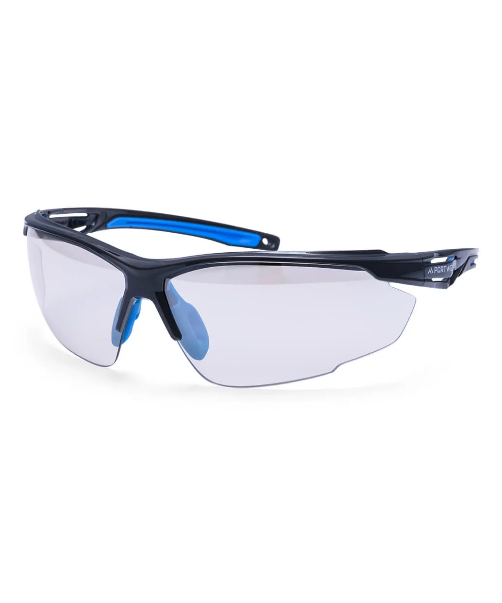 Portwest PS37 Anthracite KN Safety Glasses in Mirror (Indoor/Outdoor)