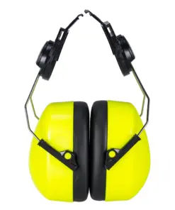 Portwest PS47 Endurance HV Clip-On Ear Defenders in Yellow