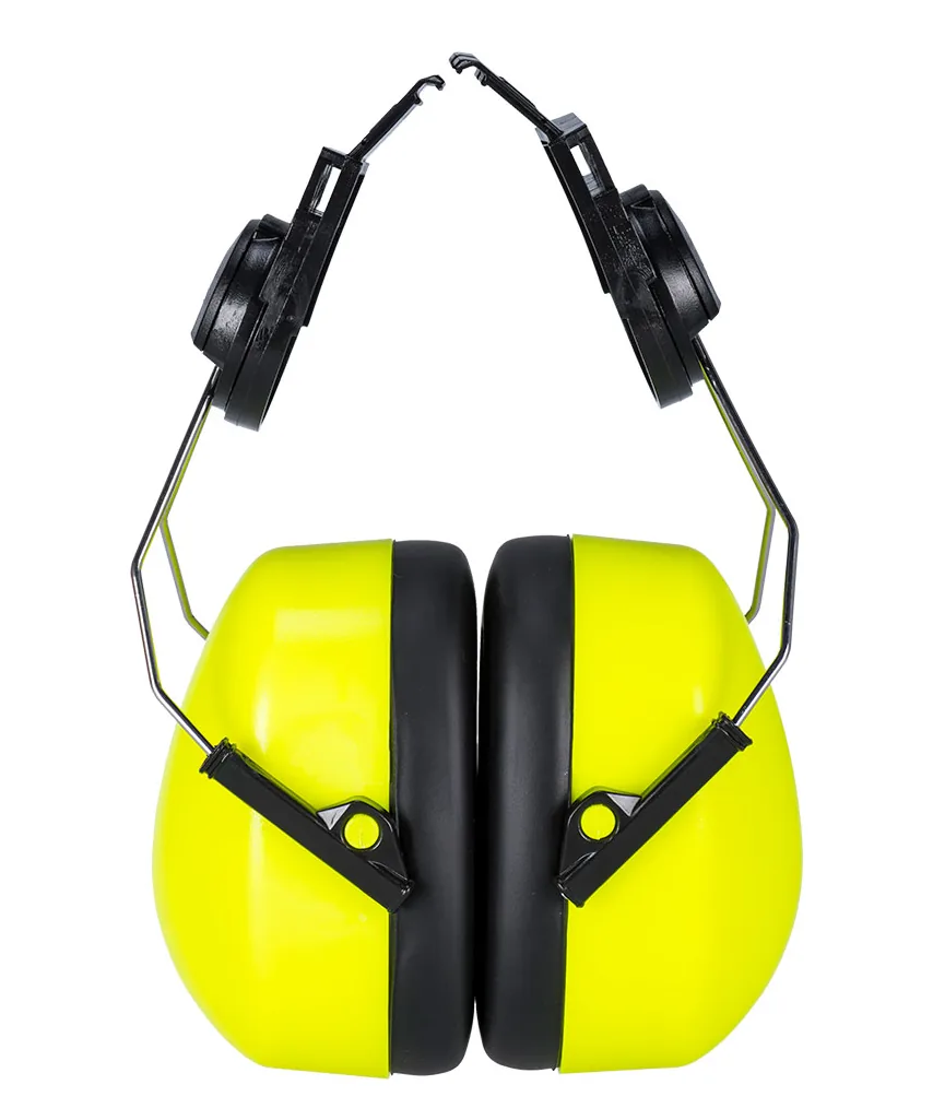 Portwest PS47 Endurance HV Clip-On Ear Defenders in Yellow