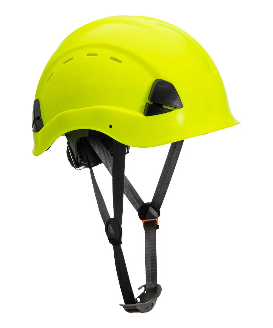 Portwest PS63 Height Endurance Vented Helmet in Yellow