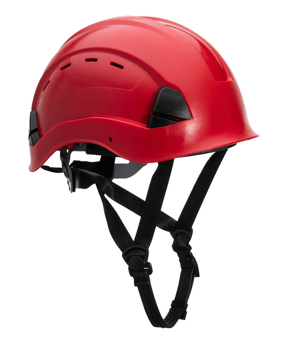Portwest PS73 Height Endurance Mountaineer Helmet in Red
