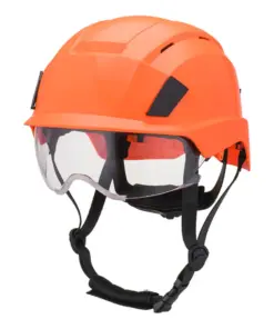 Portwest PSB80 Integrated Visor Helmet in Bright Orange