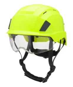 Portwest PSB80 Integrated Visor Helmet in Bright Yellow