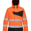 Portwest PW261 Hi-Vis Winter Jacket in Orange/Black