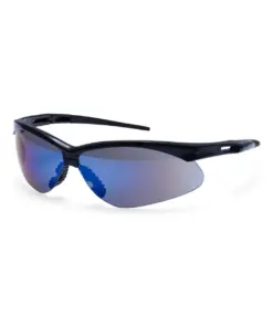 Portwest PW27 Flex Safety Glasses in Blue Mirror