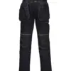Portwest PW305 PW3 Stretch Holster Work Trousers in Black