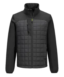 Portwest PW328 PW3 Hybrid Jacket in Black