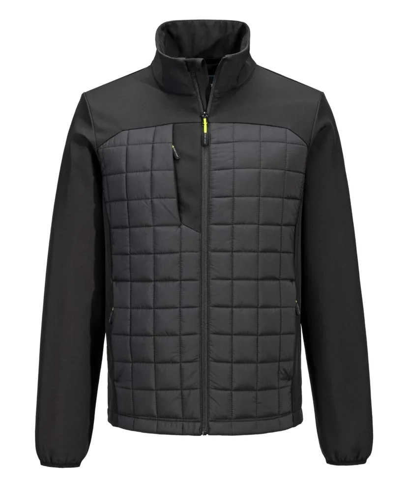 Portwest PW328 PW3 Hybrid Jacket in Black