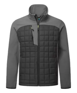 Portwest PW328 PW3 Hybrid Jacket in Zoom Grey
