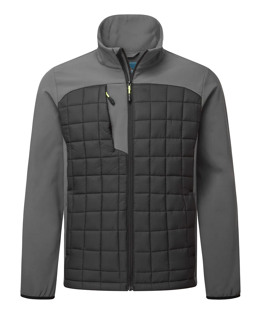 Portwest PW328 PW3 Hybrid Jacket in Zoom Grey